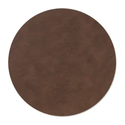 Nupo placemat circle XL, Donkerbruin
