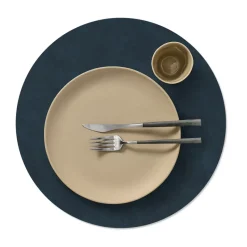 Nupo placemat circle XL, Midnight blue