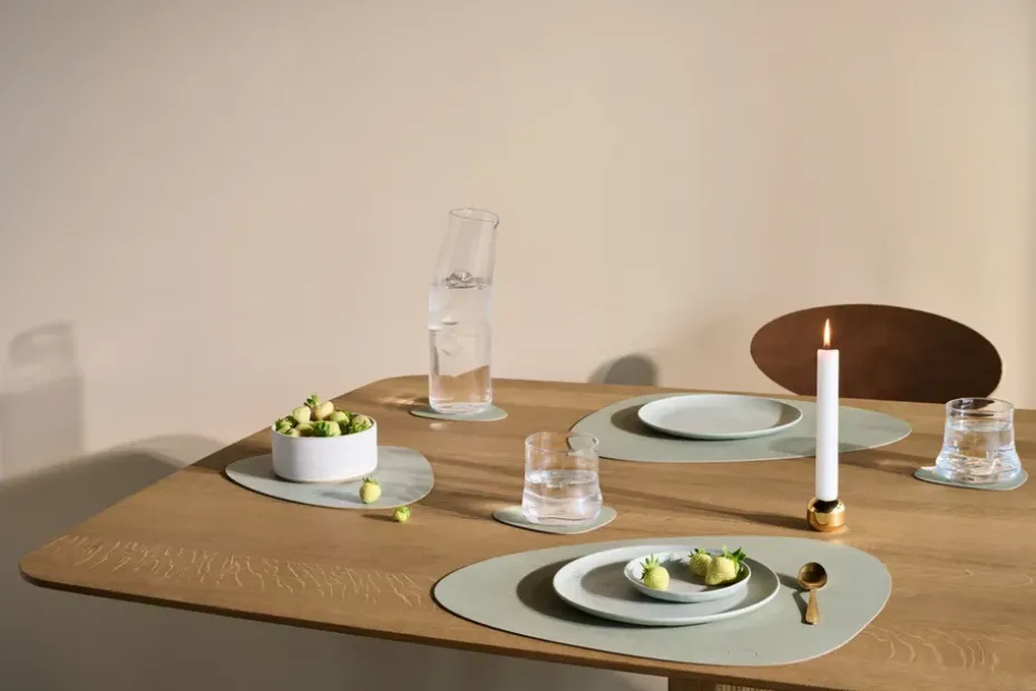 Nupo placemat curve keerbaar S 1 St., Dark green-olive green