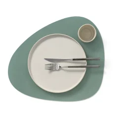 Nupo placemat curve L, pastelgroen