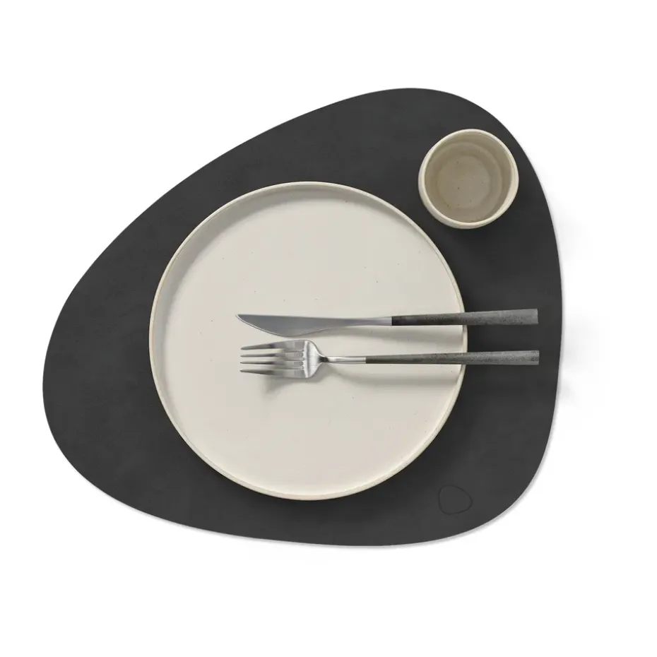 Nupo placemat curve L, zwart