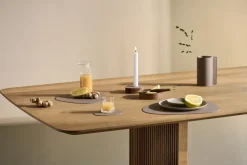 Nupo placemat curve S, Clay brown