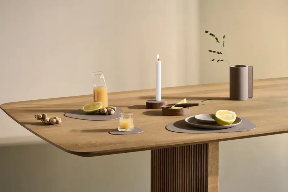 Nupo placemat curve S, Clay brown