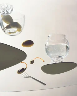 Nupo placemat keerbaar curve L 1 St., Army green-nature