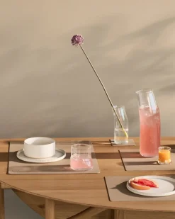 Nupo placemat square L, Clay brown