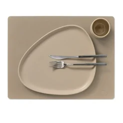 Nupo placemat square L, Clay brown