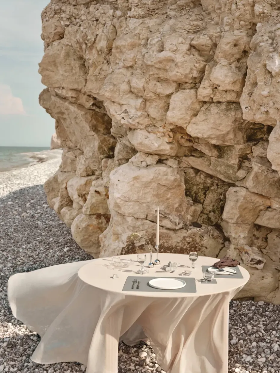 Nupo placemat square L, Flint grey