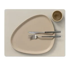 Nupo placemat square L, Oyster white