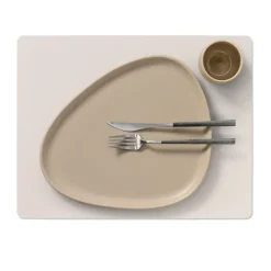 Nupo placemat square L, Soft nude