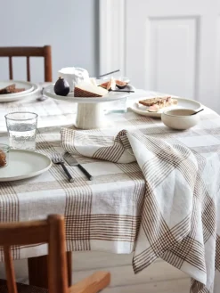 Odette stoffen servet, Brown, 45x45 cm