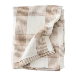 Odette tafelkleed, Brown, 145x145 cm