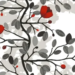 Ofelia tafelzeil, rood-bruin