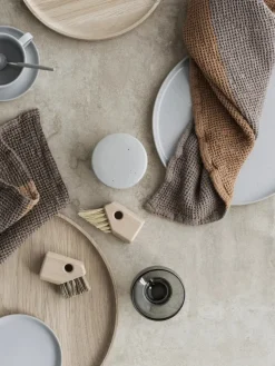 OKU dienblad M Ø34 cm, Eik