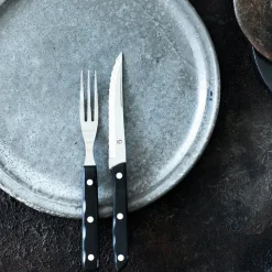 Old Farmer zwart bestek 8 delen, 8 stukken