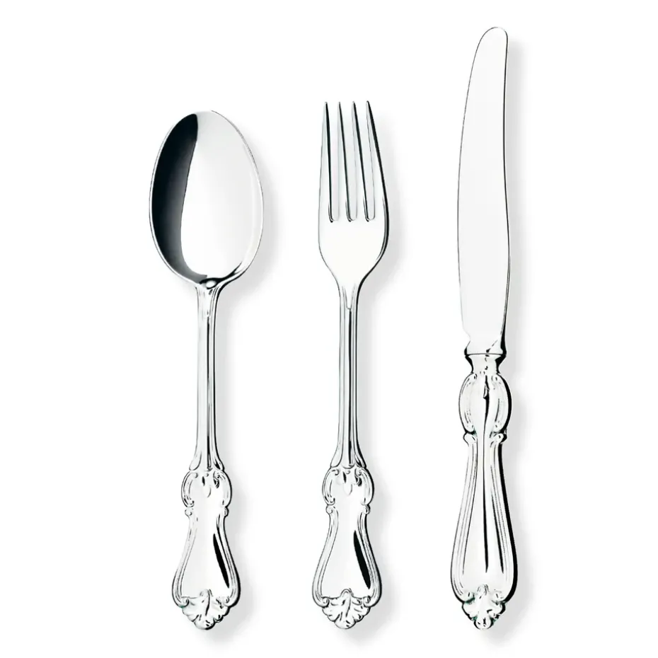 Olga dinervork zilver, 20,8 cm