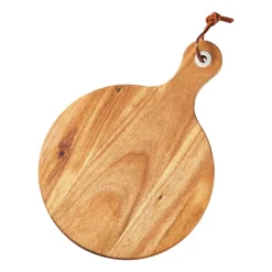 Oline kaasplank acacia 4-delig, Ø23 cm