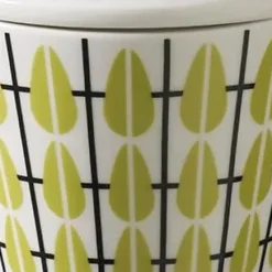 Olivia suikerpot, wit-limoen