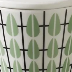 Olivia suikerpot, wit-mint