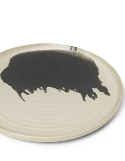 Omhu Centrepiece serveerschaal ⌀36 cm, off white-charcoal