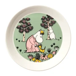 Omtanke Moomin bord, Ø19 cm