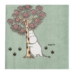 Omtanke Moomin papieren servet 33x33 cm, 20-pack