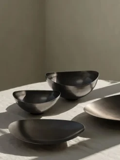 ONDEA schaal M 35x42 cm, Burned metal