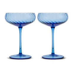 Opacity champagnecoupe 30 cl 2-pack, Blauw