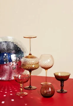 Opacity Italiaanse champagnecoupe 15 cl 2-pack, Perzik