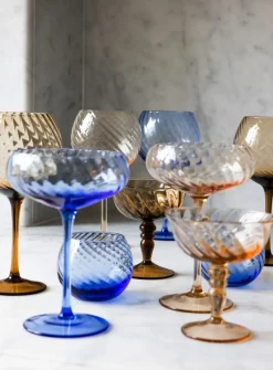 Opacity wijnglas 47 cl 2-pack, Blauw