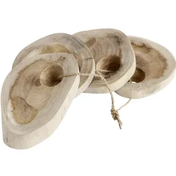 Organic eierdop 4-pack, Natuur