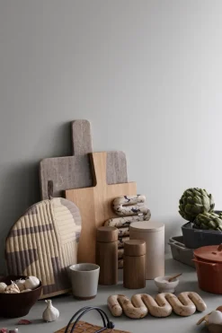 Orla pannenonderzetter 14x25 cm, White-tawny yellow