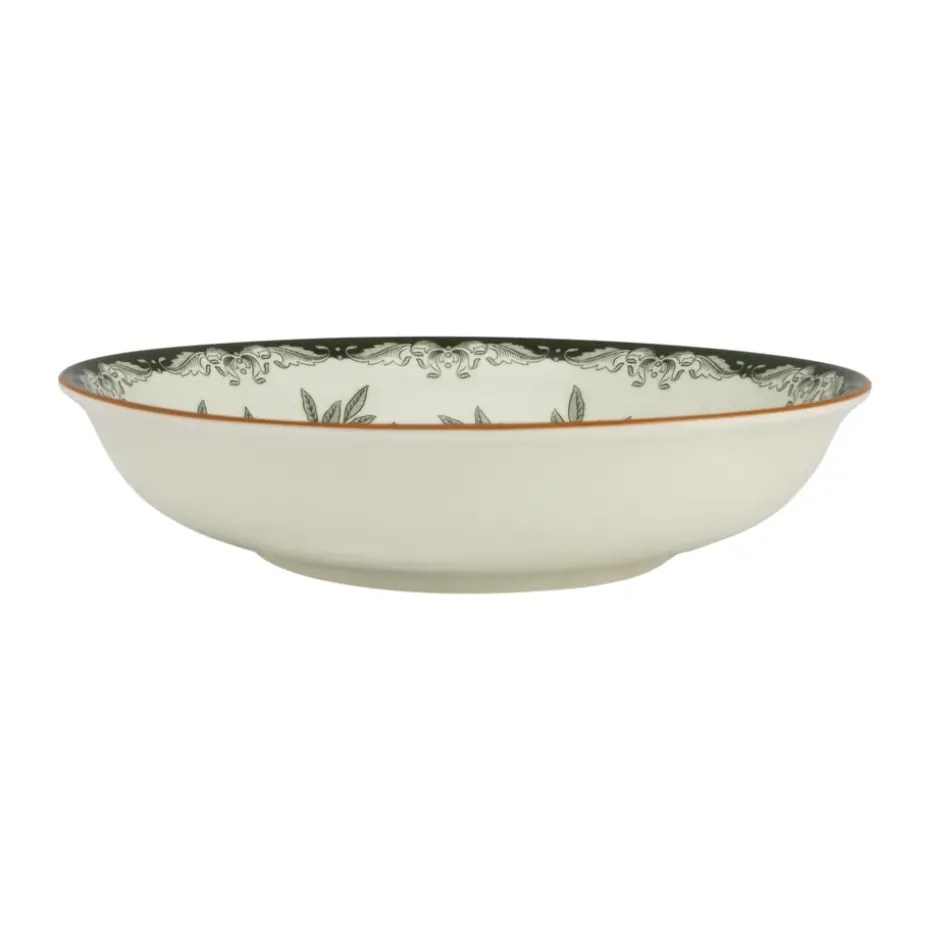 Ostindia Floris diep bord Ø22 cm, Groen