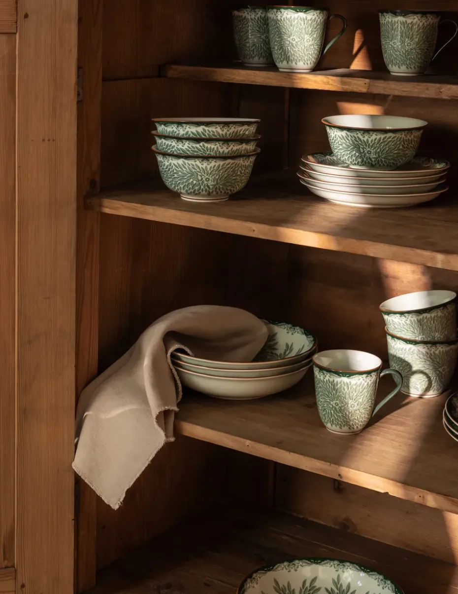 Ostindia Floris kom 50 cl, Groen