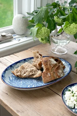 Ostindia Floris ovale serveerschotel, 22x33 cm