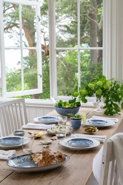 Ostindia Floris ovale serveerschotel, 22x33 cm