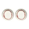 Ottolenghi Feast diep bord Ø22 cm 2-pack, White stripes-red