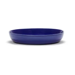 Ottolenghi Feast diep bord Ø22 cm 2-pack, Dark blue stripes-white