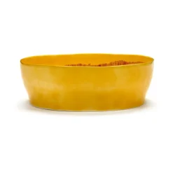 Ottolenghi Feast saladeschaal Ø27,5 cm, Yellow stripes-red