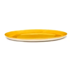 Ottolenghi Feast serveerschotel Ø35 cm, Yellow stripes-red