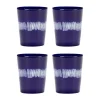 Ottolenghi Feast theekop 33 cl 4-pack, Dark blue-white