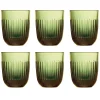 Ouessant waterglas 29 cl 6-pack, Olivengroen