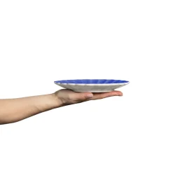 Oyster bord 20 cm, Blauw