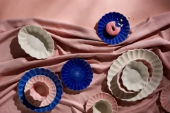 Oyster bord 20 cm, Blauw