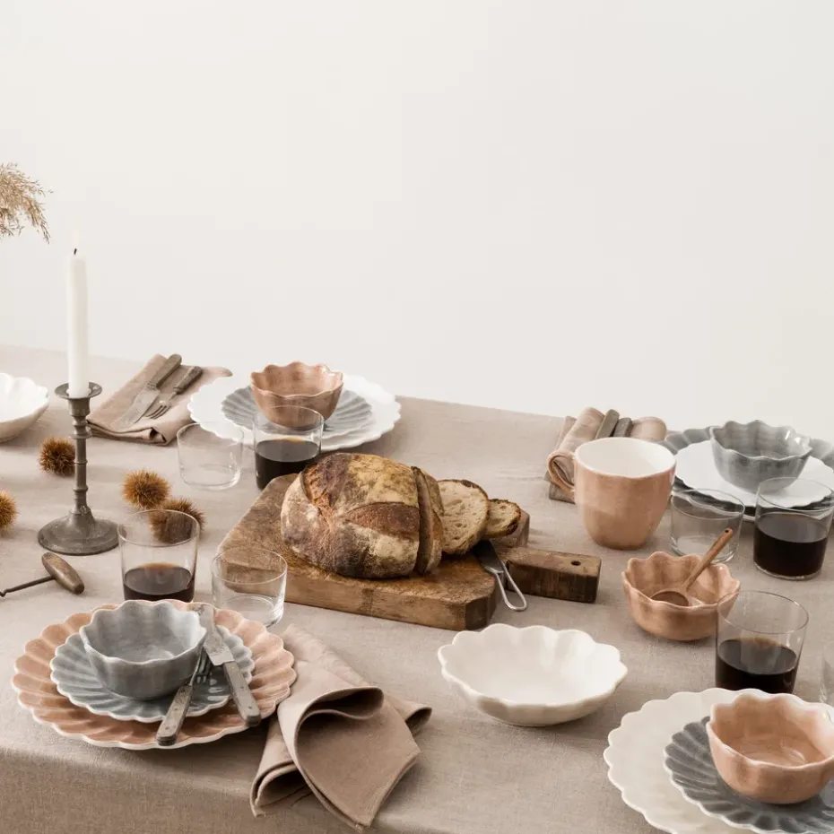 Oyster bord 28 cm, Cinnamon