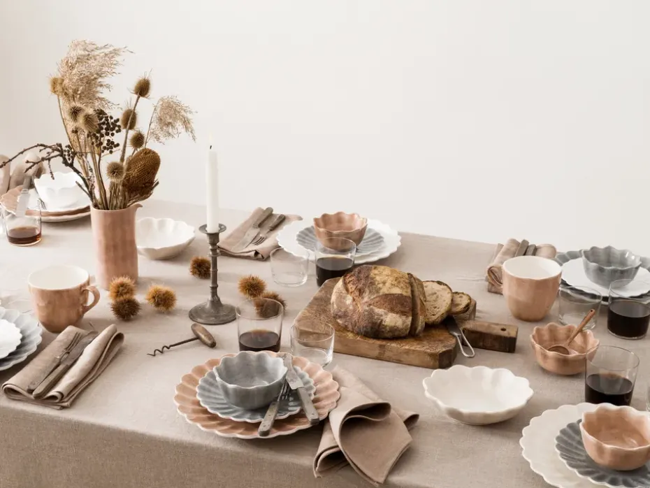 Oyster bord 28 cm, Cinnamon