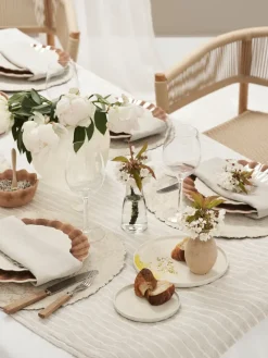 Oyster bord 28 cm, Cinnamon