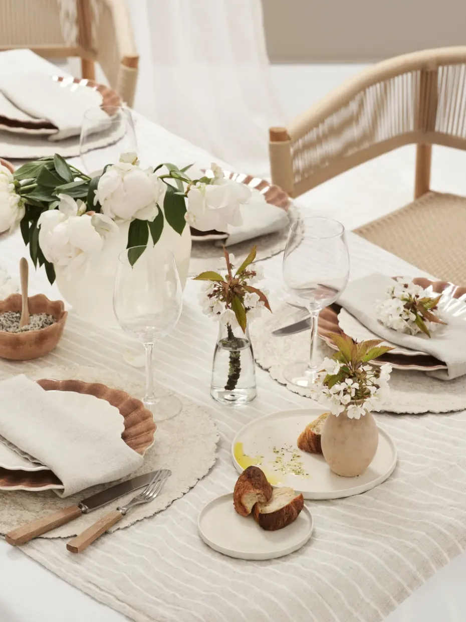 Oyster bord 28 cm, Cinnamon