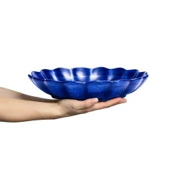 Oyster schaal Ø31 cm, Blauw