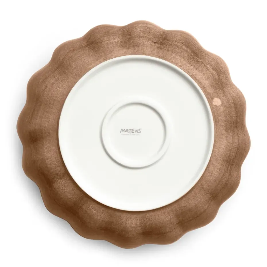 Oyster schaal Ø24 cm, Cinnamon