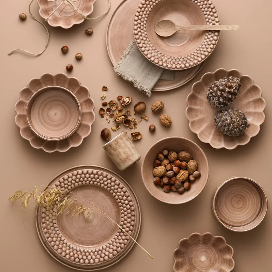 Oyster schaal Ø24 cm, Cinnamon